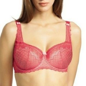 Freya Gem Half Cup, 30E, red and pink